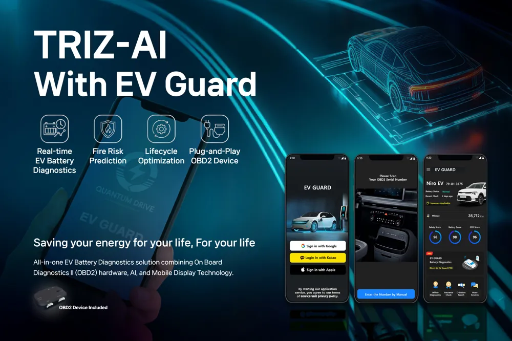 TRIZ-AI™ : EV 배터리 라이프사이클 인텔리전스 플랫폼